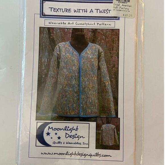 Moonlight Design MLD14 Pattern Texture With A Twist Folkart Unique Patchwork - Picture 2 of 5